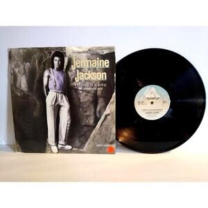 Jermaine Jackson I Think It's Love Extended 12" 45 RPM UK Synth-Pop Funk Dance